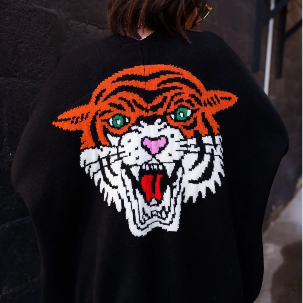 Dressed in LALA Hear Me Roar Oversized Sweater